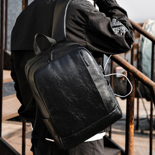 Backpack Casual Men's Large Capacity Black