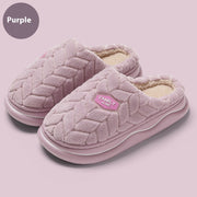Thick Bottom Non-stinky Feet Home Indoor Non-slip Winter Fluffy Slippers