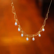 Vintage Freshwater Pearl Necklace For Women