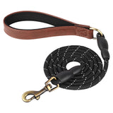 Personalized Dog Collar Leash Set Custom PU Leather Dogs Tag Collars Free Engraved Nameplate For Small Medium Large Dogs Pitbull