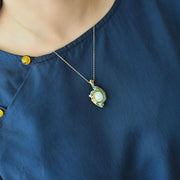 Jade Fashion Natural Haitian Necklace For Women